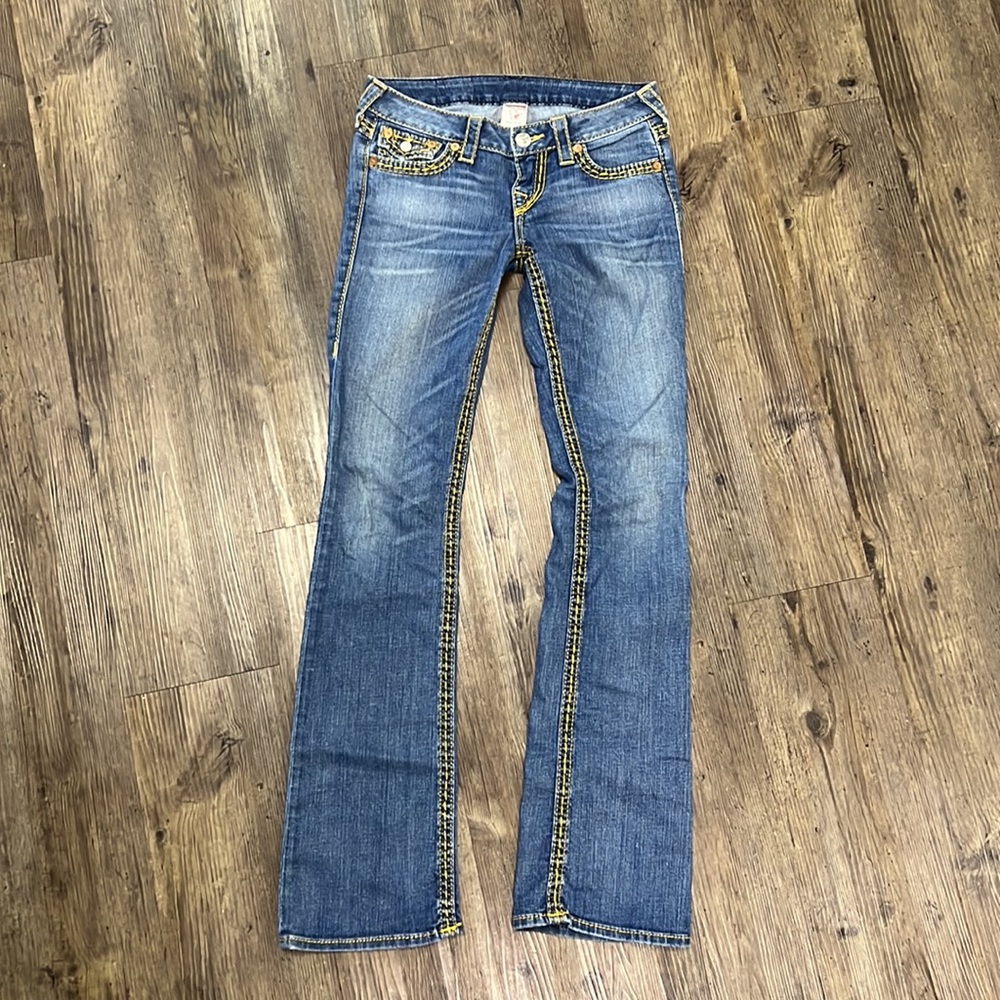 True Religion World Tour Boot Cut Jeans - Size 26 - EUC